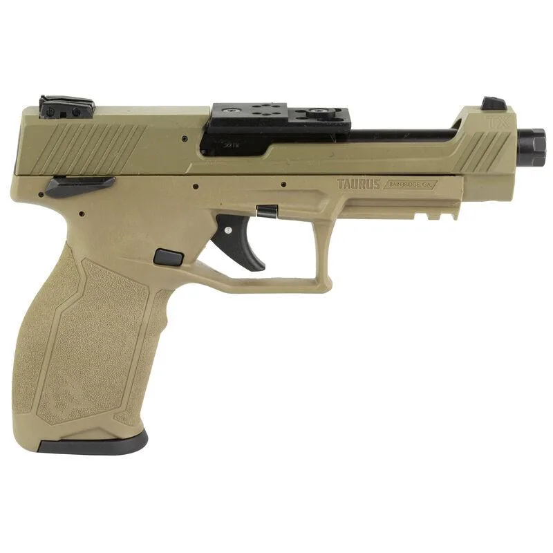 Taurus TX22 Competition .22LR FDE - 5.4" Barrel, 16 Rounds, Adjustable Sights