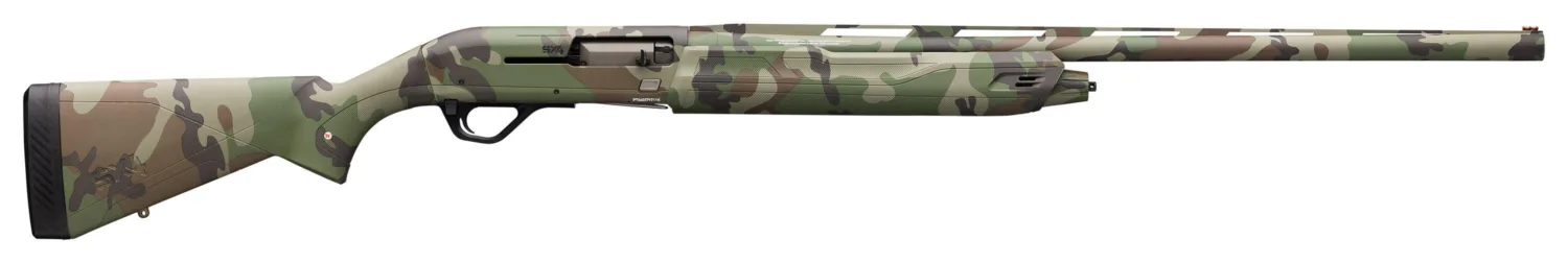 Winchester SX4 Waterfowl Hunter Woodland 12 GA Shotgun 4rd Magazine 26" Barrel Camo 3" Chamber