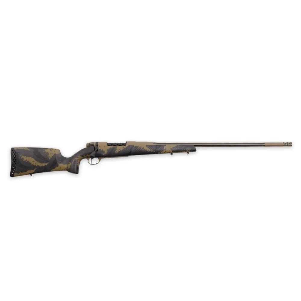 Weatherby Mark V Apex Rifle 6.5-300 Wby Mag with 26" Barrel, Tan & Brown, Muzzle Brake