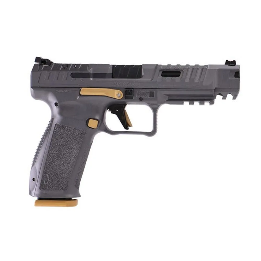 CANIK SFX Rival 9mm Pistol with 10+1 capacity, 5-inch barrel, grey finish