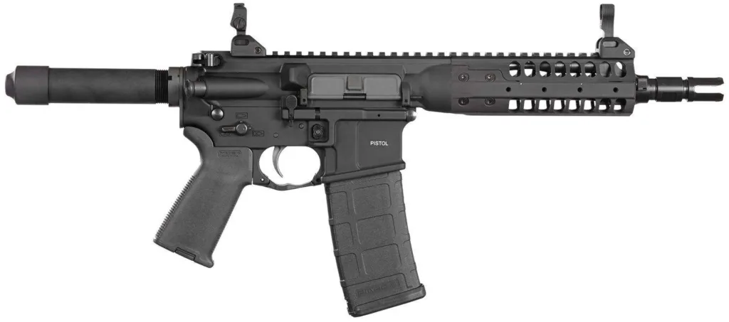 LWRC IC PSD Pistol 5.56mm BLK with 8-inch Barrel - Compact AR-15 Pistol