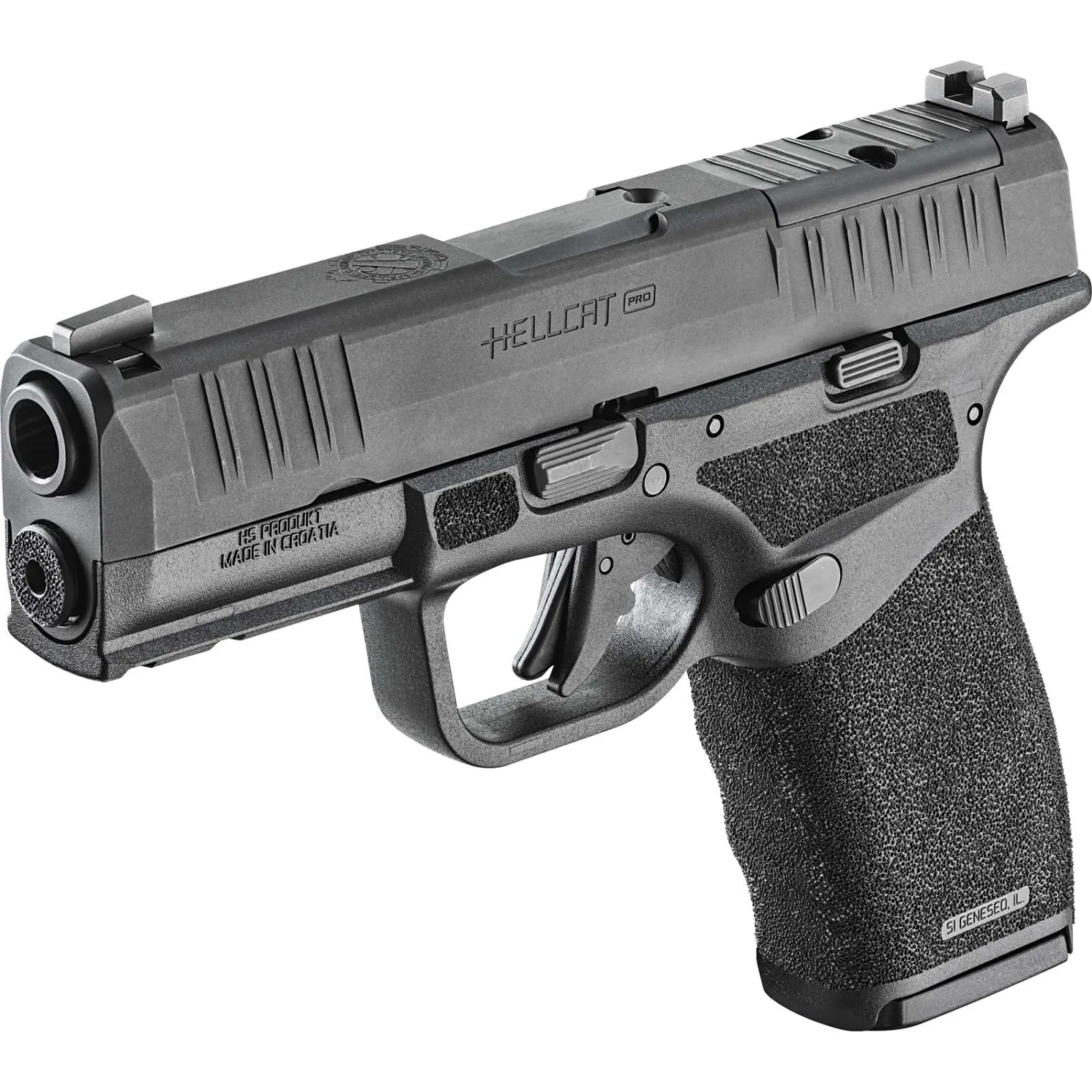 SPRINGFIELD ARMORY HELLCAT PRO COMPACT OSP PSTL 9MM MS BLK 3.7" 2-10RD