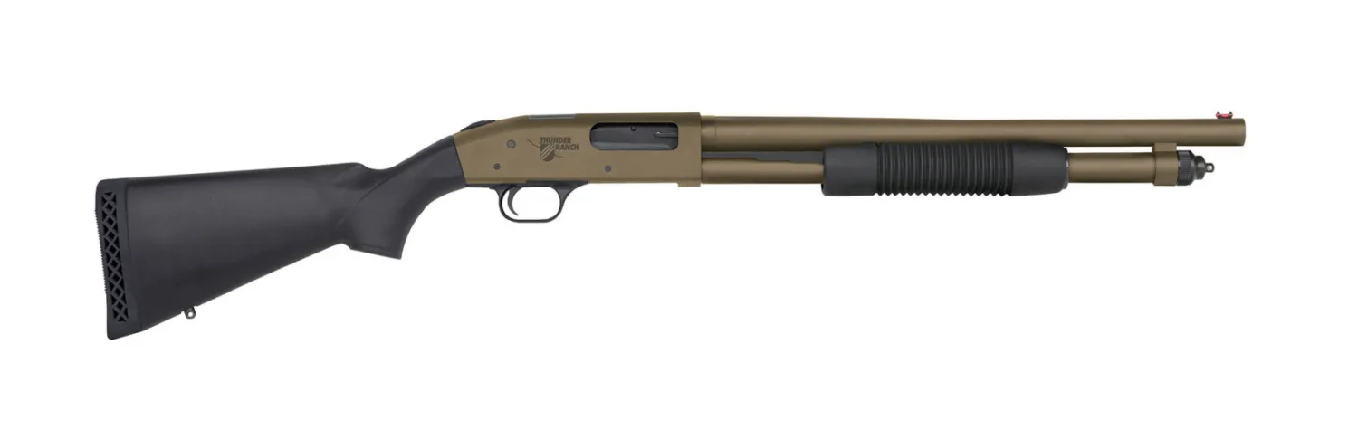 MOSSBERG 590 THUNDER RANCH PUMP 12G 3" 6RD 18.5" BRN