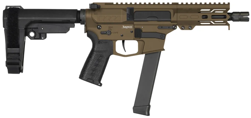 CMMG BANSHEE MKGS 9MM Pistol with 5-inch barrel, 33-round mag, Midnight Bronze