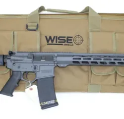 WISE ARMS WA-15B 5.56MM Sniper Grey Rifle - 16 inch High Precision, Lightweight