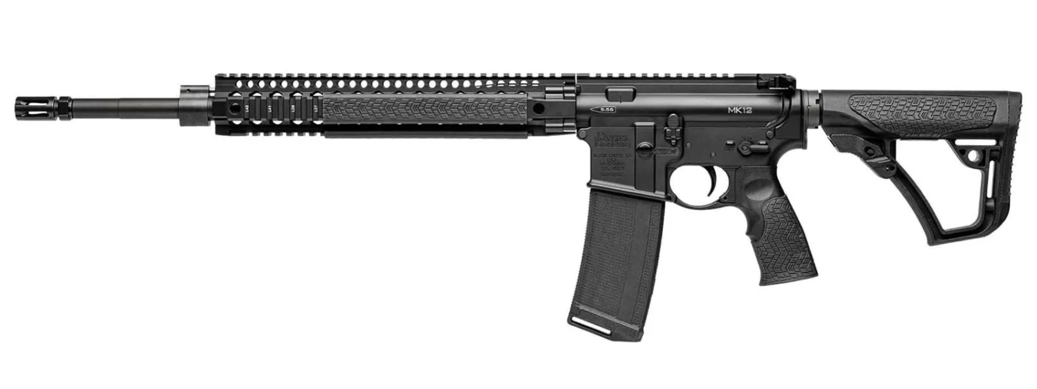 Daniel Defense M4 Carbine MK12 Rifle - 5.56 NATO - 18" Barrel - Black Tactical AR-15