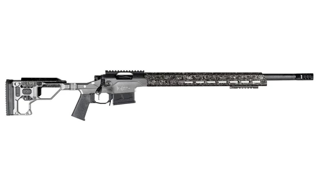 Christensen Arms MPR 6.5 Creedmoor rifle with 24-inch carbon fiber barrel and tungsten chassis