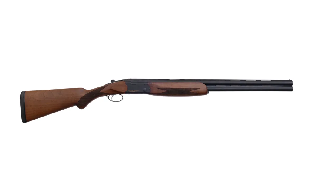 Weatherby Orion I O/U 12GA Shotgun with high-grade walnut stock and 28-inch barrel