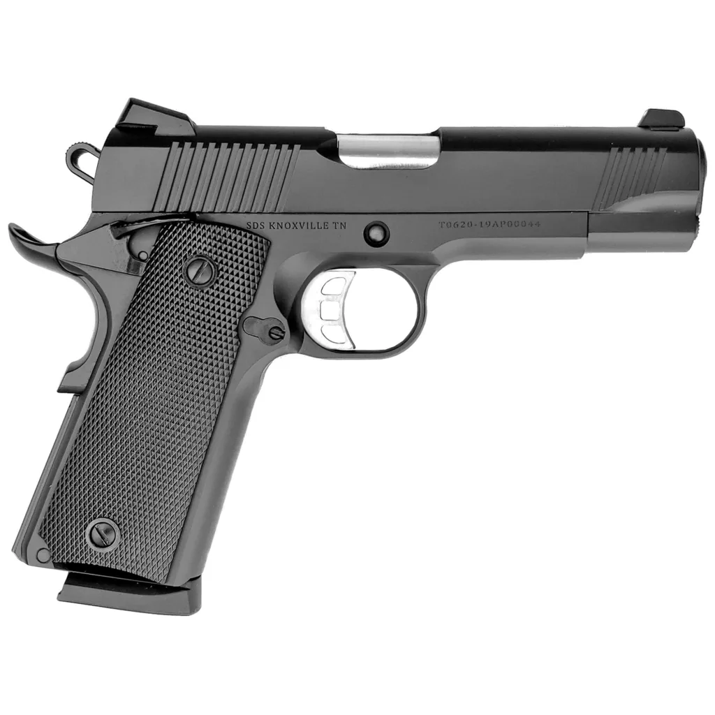 TISAS 1911 Carry 45 ACP Semi-Automatic Pistol with 4.25 Inch Black Barrel