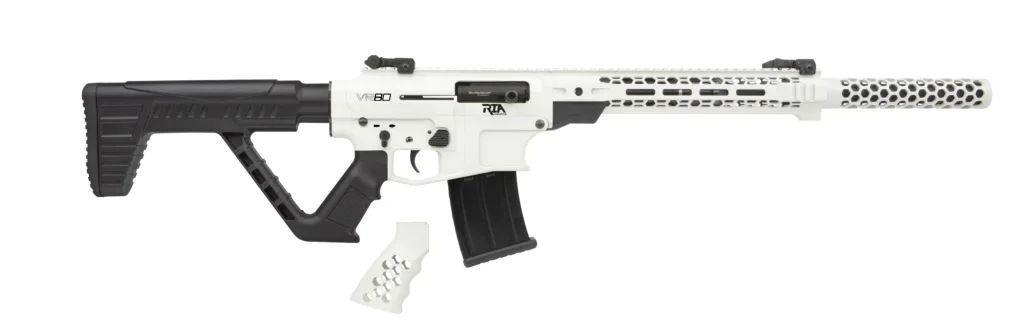 Rock Island Armory VR80 12 Gauge 20 inch Semi-Auto Shotgun, Stormtrooper White