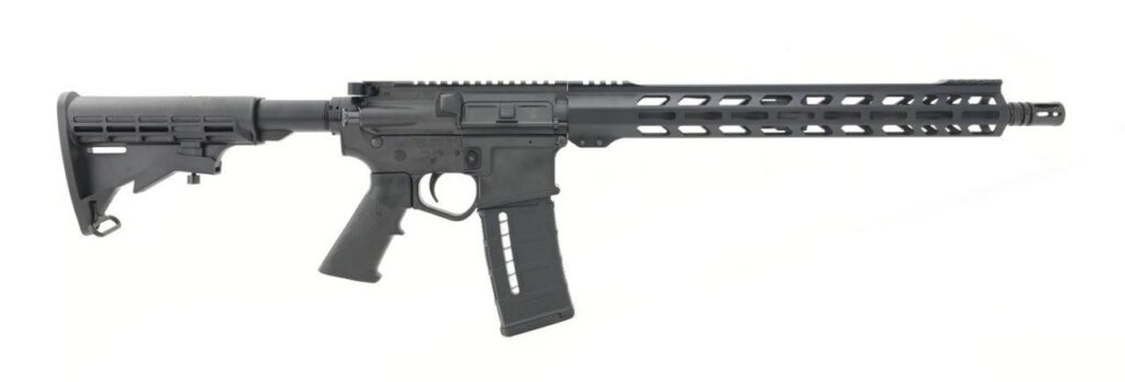 WISE ARMS WA-15B 5.56MM 16" AR-15 Rifle in Black Finish Featuring Tactical Precision and Lightweight Design