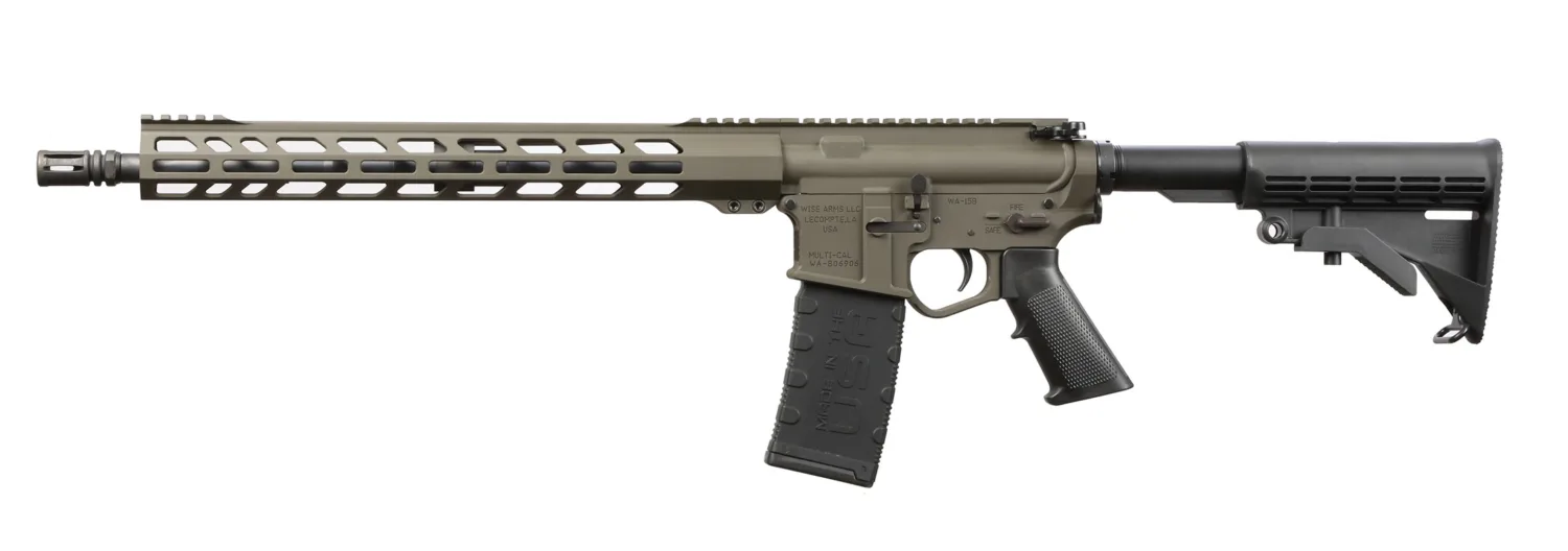 Wise Arms WA-15B 300 Blackout OD Green 16 inch barrel rifle